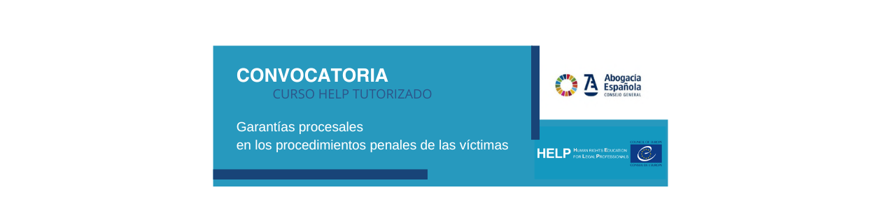 ICABIZKAIA_CONVOCATORIA CURSO HELP TUTORIZADO: Garantías procesales en los procedimientos penales y los derechos de las víctimas