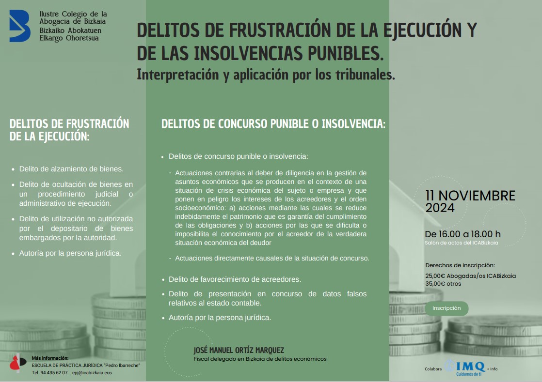 icabizkaia-Delitos de frustración de la ejecución y de las insolvencias punibles