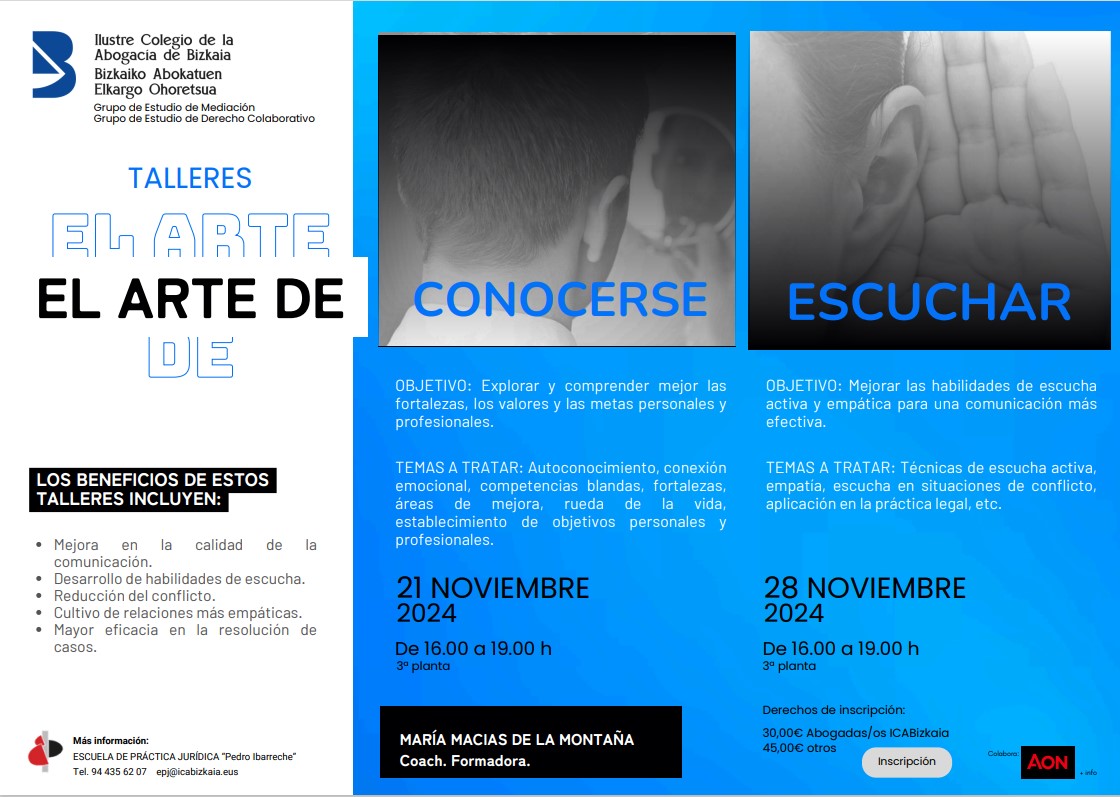 icabizkaia-Talleres El arte de conocerse y escuchar