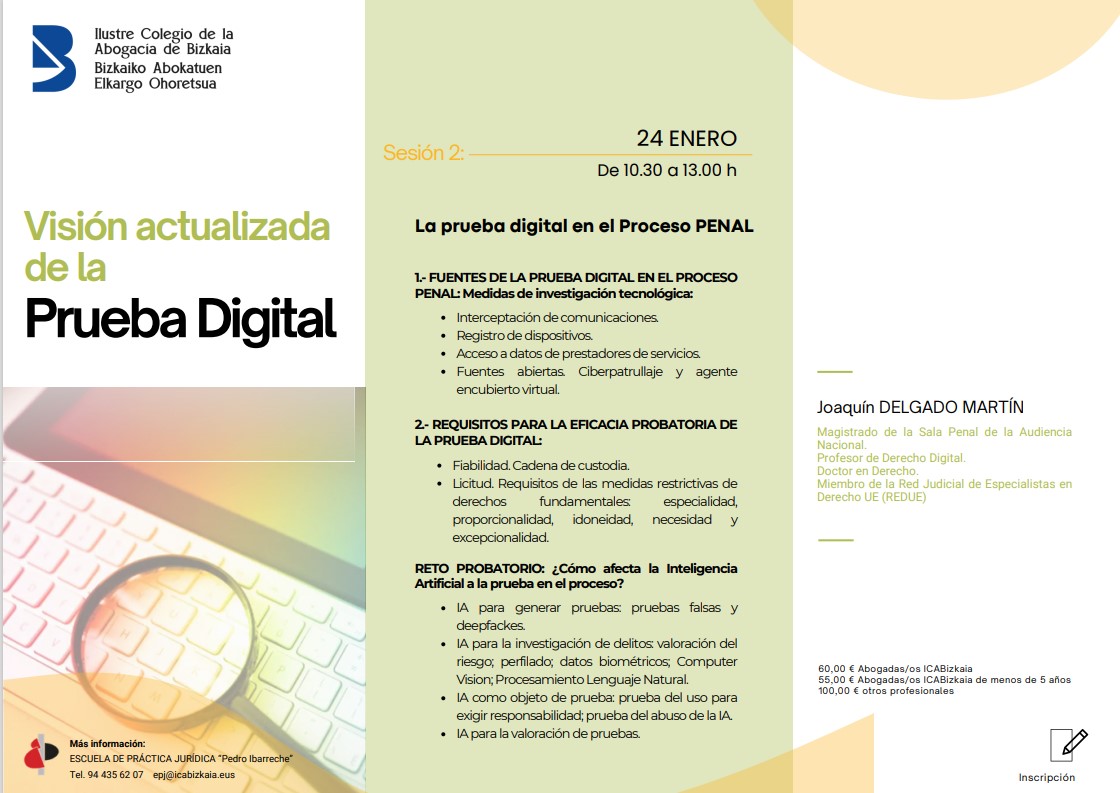 icabizkaia-Visión actualizada de la PRUEBA DIGITAL