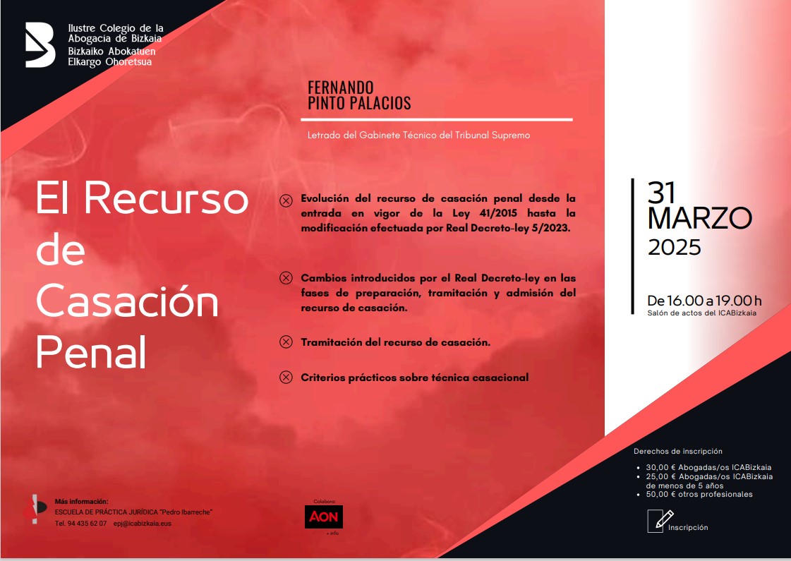 icabizkaia-El recurso de Casación Penal
