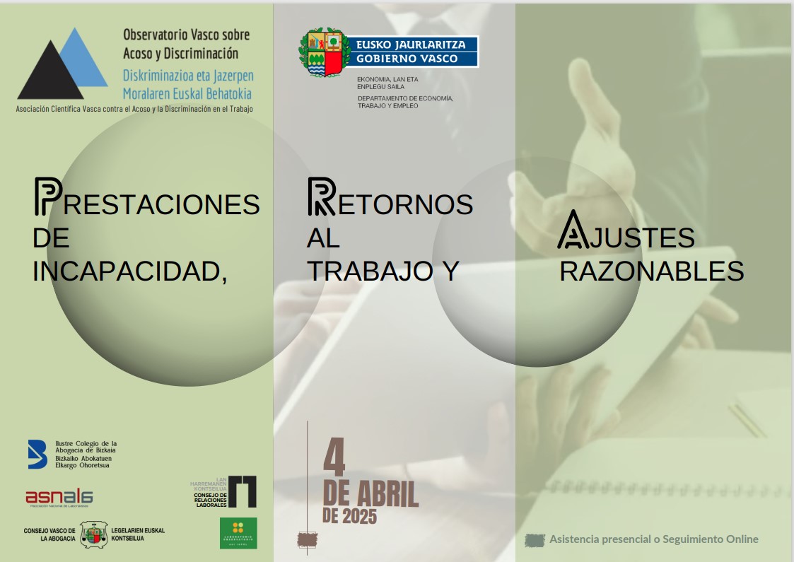 icabizkaia-PRESTACIONES DE INCAPACIDAD, RETORNOS AL TRABAJO Y AJUSTES RAZONABLES