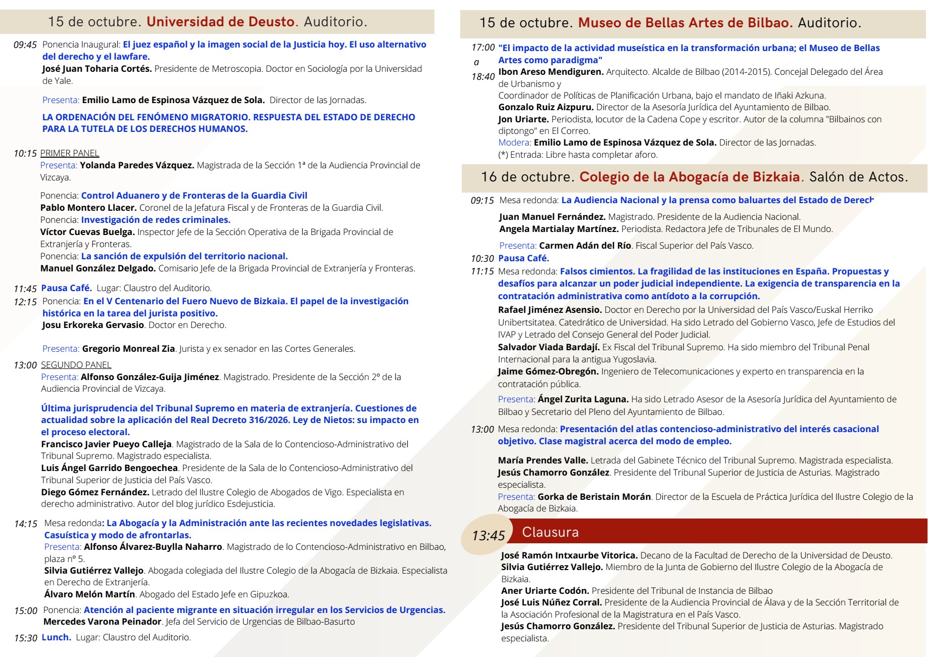 icabizkaia-VI Jornadas Jurídicas por la Palabra