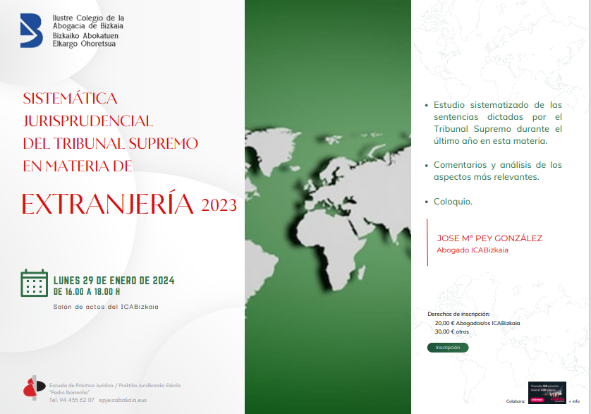 Sistemática Jurisprudencial del TS en materia de Extranjería 2023
