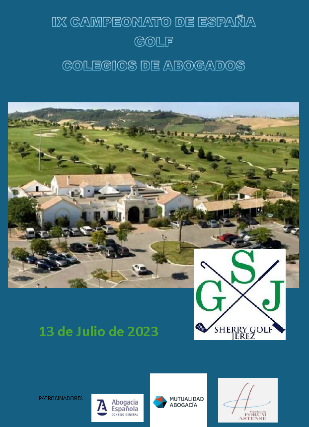 Campeonato Golf España Colegios de la Abogacía